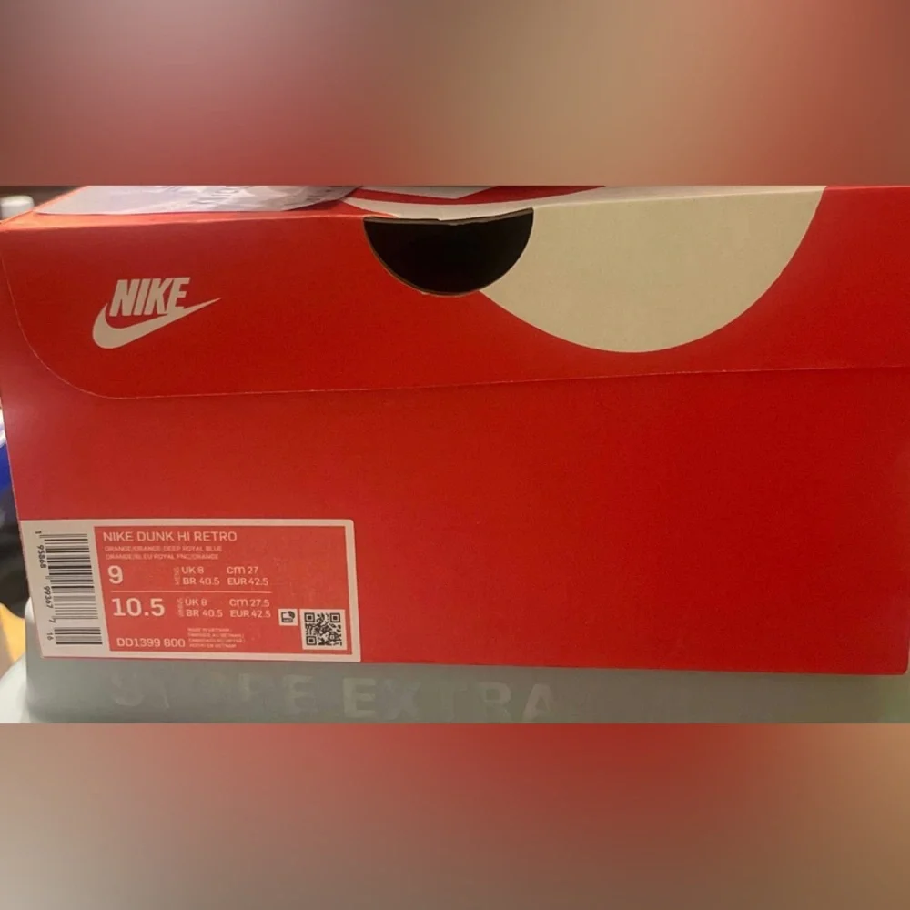 Nike Dunk High-“Knicks”- Clean-size 9m-original box-No star fading-No heel drag - Picture 15 of 16